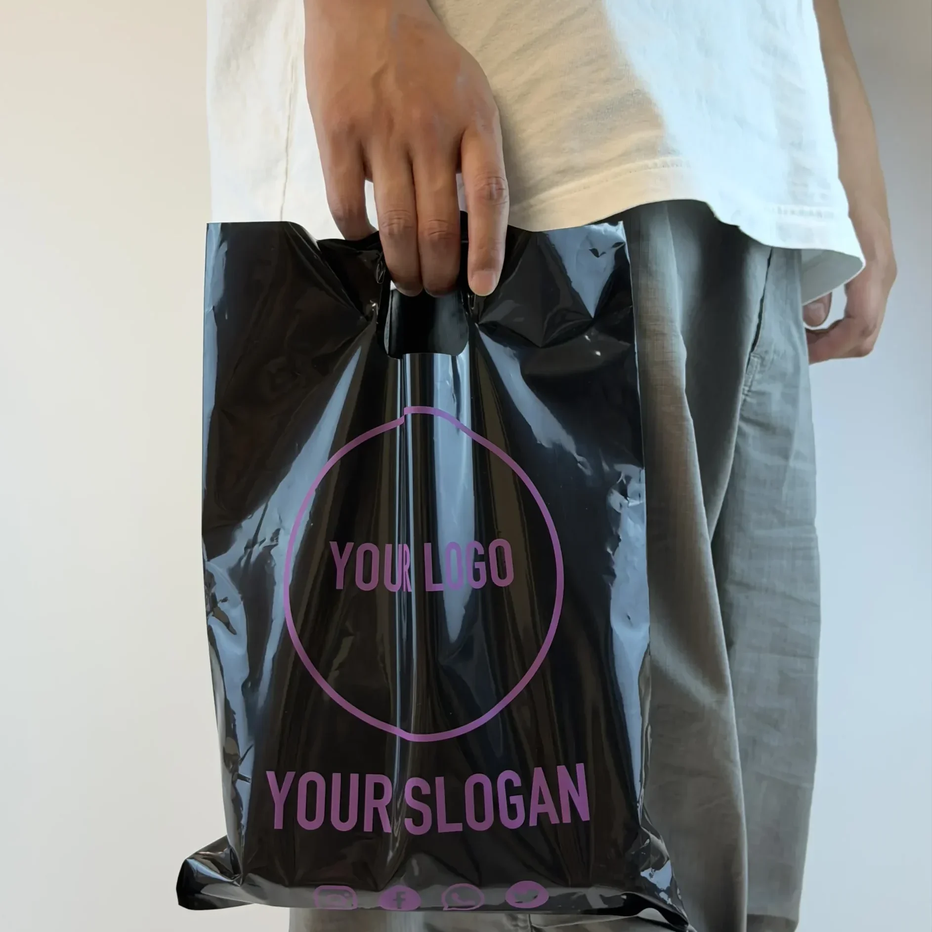 Die cut bags